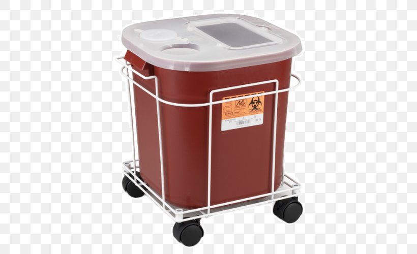 Plastic Sharps Waste Product Rubbish Bins & Waste Paper Baskets, PNG, 500x500px, Plastic, Bin Bag, Biological Hazard, Container, Health Care Download Free