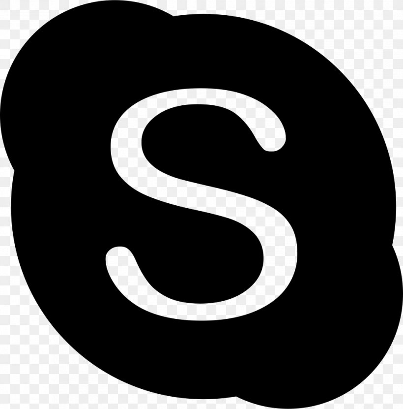 Skype, PNG, 980x994px, Skype, Beeldtelefoon, Black And White, Brand, Font Awesome Download Free