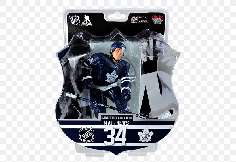 Toronto Maple Leafs National Hockey League Vancouver Canucks Protective Gear In Sports Maple Leaf Sports & Entertainment, PNG, 480x563px, 2017, Toronto Maple Leafs, Action Figure, Action Toy Figures, Auston Matthews Download Free