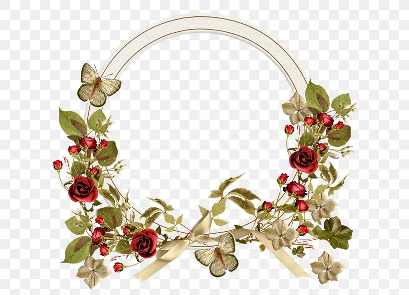 Wreath Garden Roses Scrapbooking Floral Design Flower, PNG, 650x592px, Wreath, Albom, Ansichtkaart, Birthday, Decor Download Free