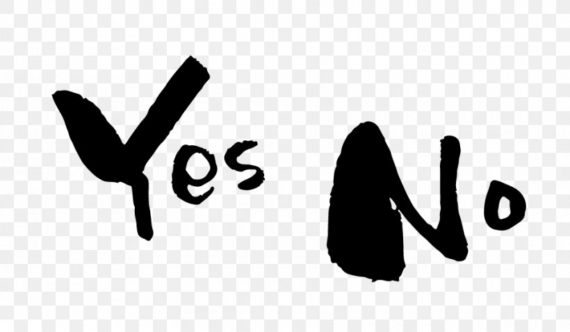 Yes No Maybe Ink Brush Desktop Wallpaper, PNG, 960x560px, Yes No Maybe, Black, Black And White, Brand, Calligraphy Download Free