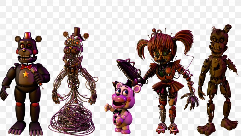 Five Nights At Freddy's: Sister Location Freddy Fazbear's Pizzeria Simulator Five Nights At Freddy's 2 Character, PNG, 1024x576px, Character, Action Figure, Action Toy Figures, Animatronics, Drawing Download Free