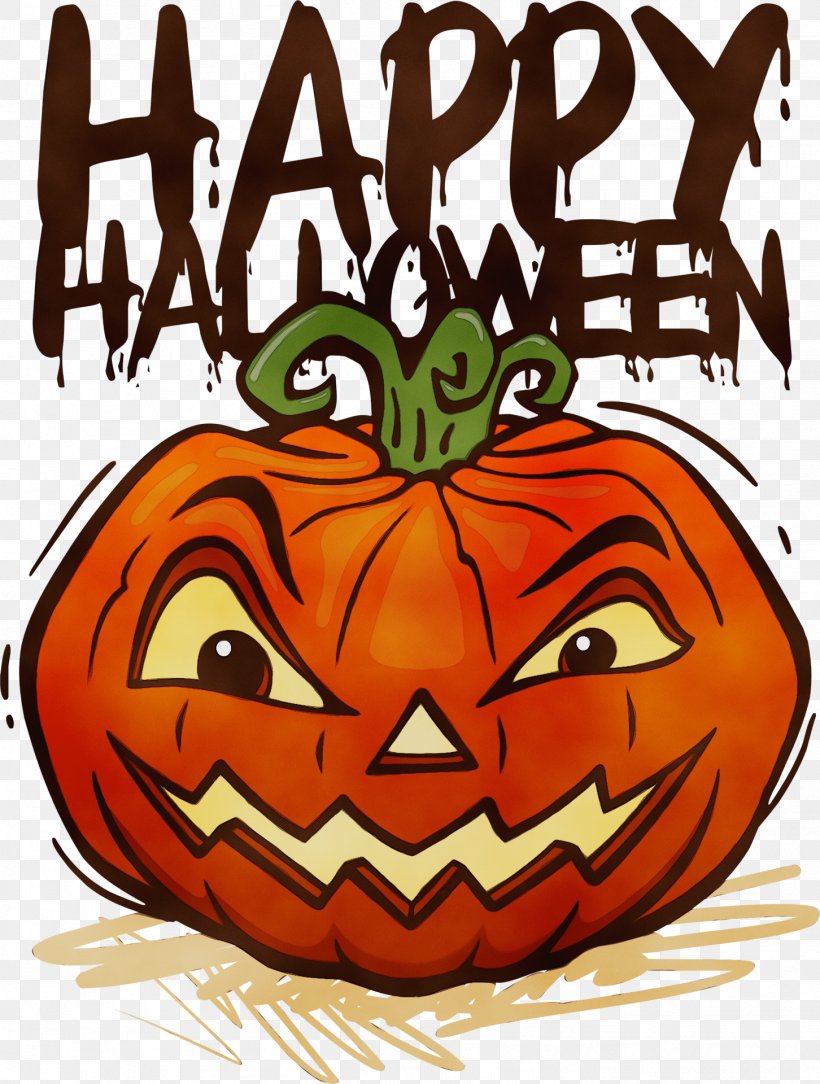 Halloween Pumpkin Art, PNG, 1452x1920px, Watercolor, Art, Calabaza, Clothing, Cotton Download Free