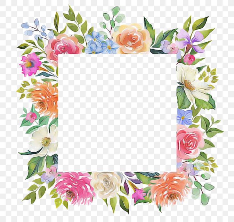 Pink Flower Frame, PNG, 774x780px, Floral Design, Clothing Accessories, Cut Flowers, Flora, Flower Download Free
