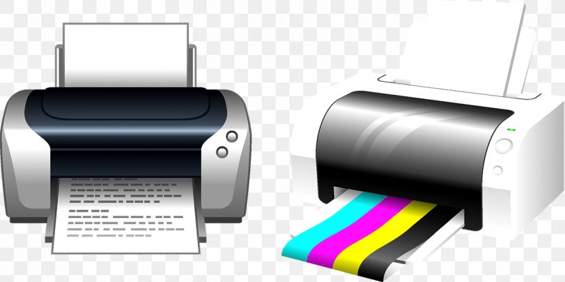 Printer Clip Art, PNG, 1200x600px, Printer, Cmyk Color Model, Electronic Device, Inkjet Printing, Laser Printing Download Free