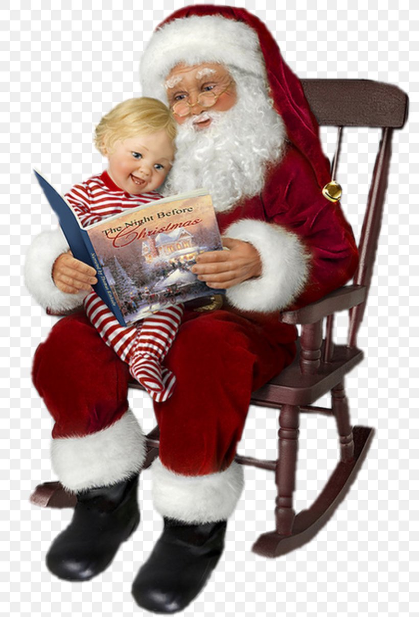 Santa Claus Denslow's Night Before Christmas Christmas Cottage Christmas Day Doll, PNG, 800x1209px, Santa Claus, Art, Beard, Chair, Child Download Free
