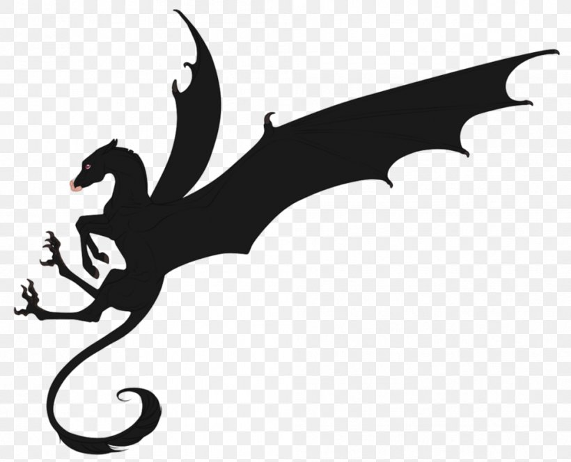 Cartoon Dragon Silhouette Clip Art, PNG, 993x805px, Cartoon, Black, Black And White, Character, Dragon Download Free