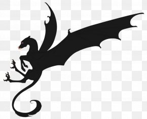Hen - Cartoon Dragon Silhouette Clip Art PNG