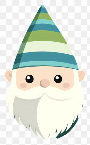 Cute Gnome - Cute Gnome With Striped Hat PNG