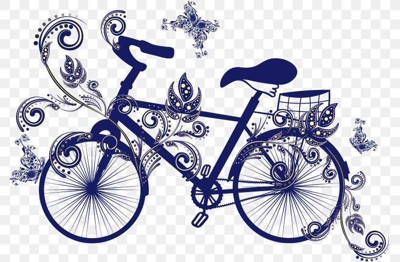 Bicycle Wheel Euclidean Vector Illustration, PNG, 784x536px, Bicycle, Bicycle Accessory, Bicycle Drivetrain Part, Bicycle Frame, Bicycle Part Download Free