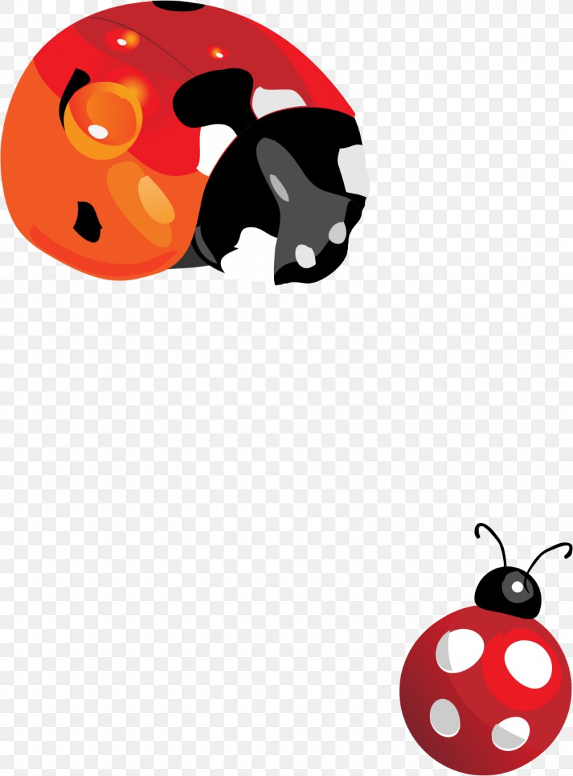 Ladybird Adobe Illustrator Illustration, PNG, 960x1300px, Ladybird, Artworks, Cuteness, Illustrator, Orange Download Free