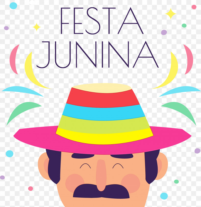 Party Hat, PNG, 2911x3000px, Festas Juninas, Area, Brazil, Cartoon, Hat Download Free
