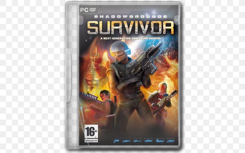 Shadowgrounds: Survivor Video Game Frozenbyte Shooter Game, PNG, 512x512px, Shadowgrounds Survivor, Action Figure, Action Film, Computer, Film Download Free
