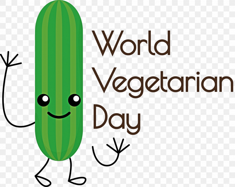 World Vegetarian Day, PNG, 3000x2384px, World Vegetarian Day, Biology, Cartoon, Leaf, Logo Download Free