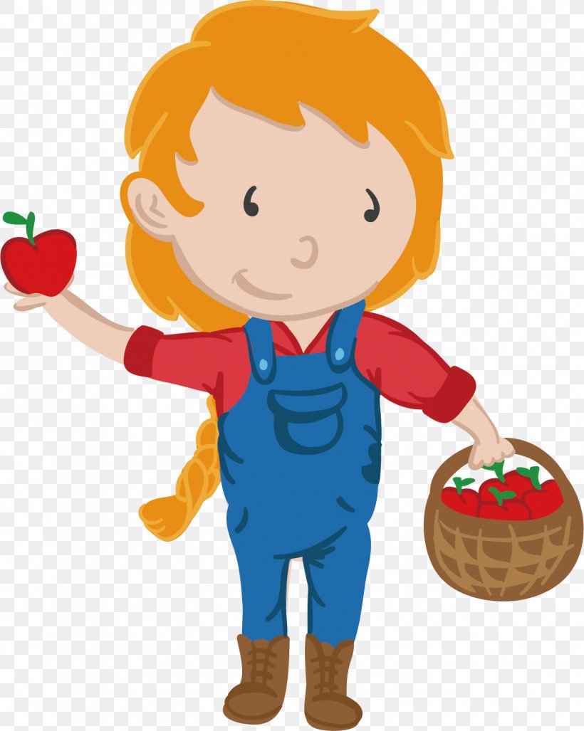 Apple Farmer, PNG, 1377x1725px, Apple, Art, Ball, Boy, Cartoon Download Free