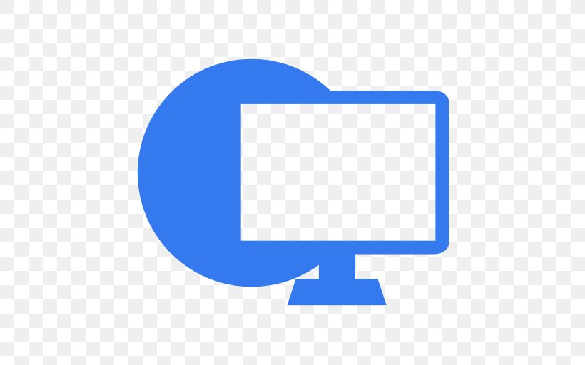 Blue Computer Icon Angle Area, PNG, 512x512px, Computer Network, Area, Blue, Brand, Communication Download Free
