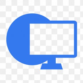 System Network - Blue Computer Icon Angle Area PNG