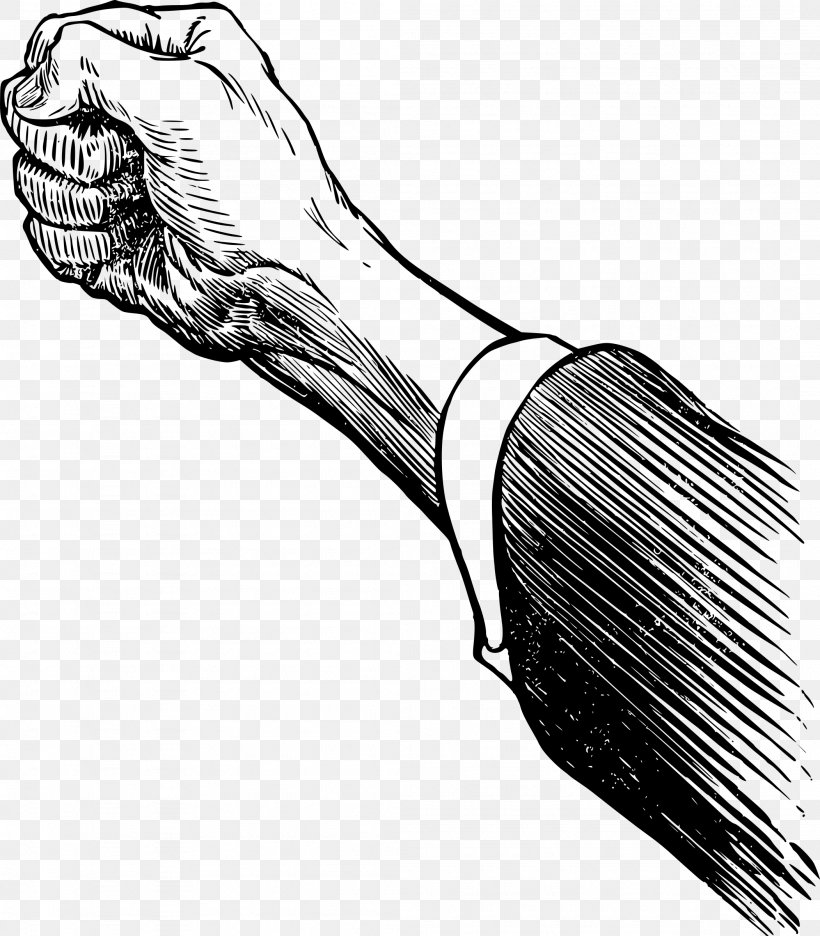 Boxing Raised Fist Punch, PNG, 2102x2400px, Boxing, Arm, Black And White, Boxing Glove, Brush Download Free