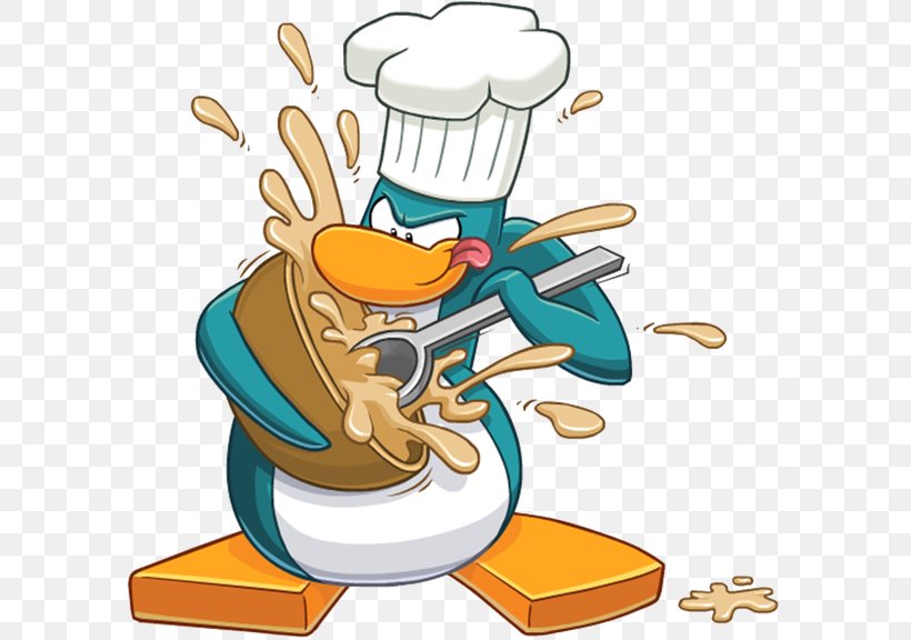 Club Penguin Cook Chef Clip Art, PNG, 604x576px, Club Penguin, Animaatio, Artwork, Cartoon, Chef Download Free