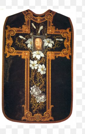 Christian Cross - Crucifix Saint Chasuble Vestment Holy Face Of Jesus PNG