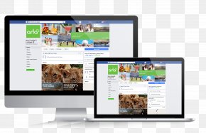 Banner Facebook - Presentation Microsoft PowerPoint Template Computer Monitors Slide Show PNG