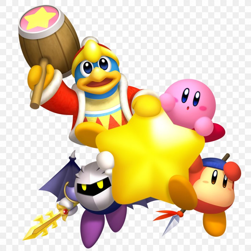 Kirby's Return To Dream Land Kirby's Dream Land Kirby Mass Attack Kirby Star Allies, PNG, 1000x1000px, Kirby Mass Attack, Character, King Dedede, Kirby, Kirby And The Rainbow Curse Download Free