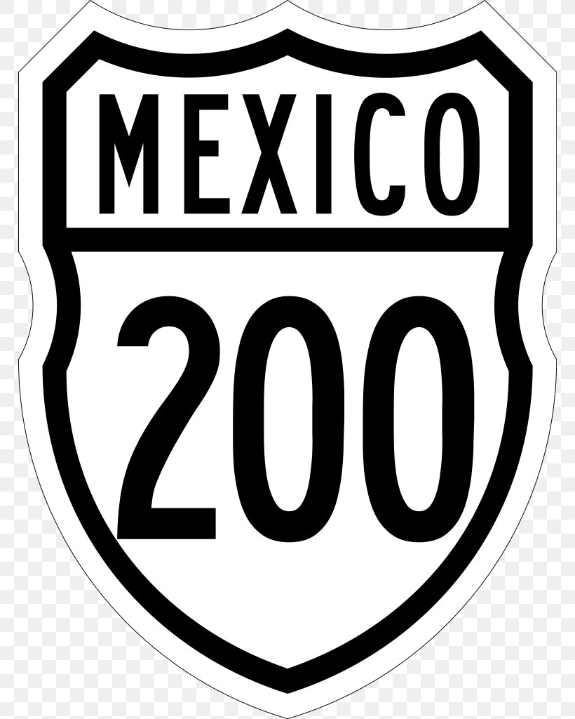 Mexican Federal Highway 200 Mexican Federal Highway 40 Mexican Federal Highway 57 Mexican Federal Highway 15 Road, PNG, 768x1024px, Mexican Federal Highway 200, Area, Black And White, Brand, Highway Download Free