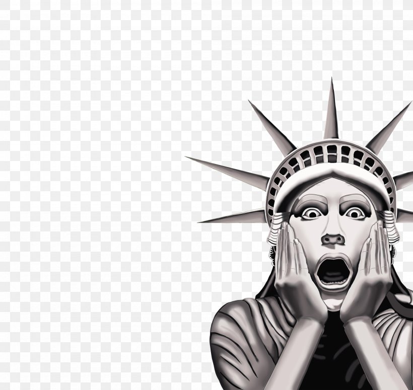 Statue Of Liberty Cartoon, PNG, 2000x1891px, Statue Of Liberty, Animal, Black And White, Cartoon, Cat Download Free