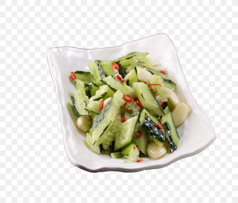 Vegetarian Cuisine Salad Recipe Side Dish Leaf Vegetable, PNG, 700x701px, Vegetarian Cuisine, Cucumber, Dish, Food, Garnish Download Free