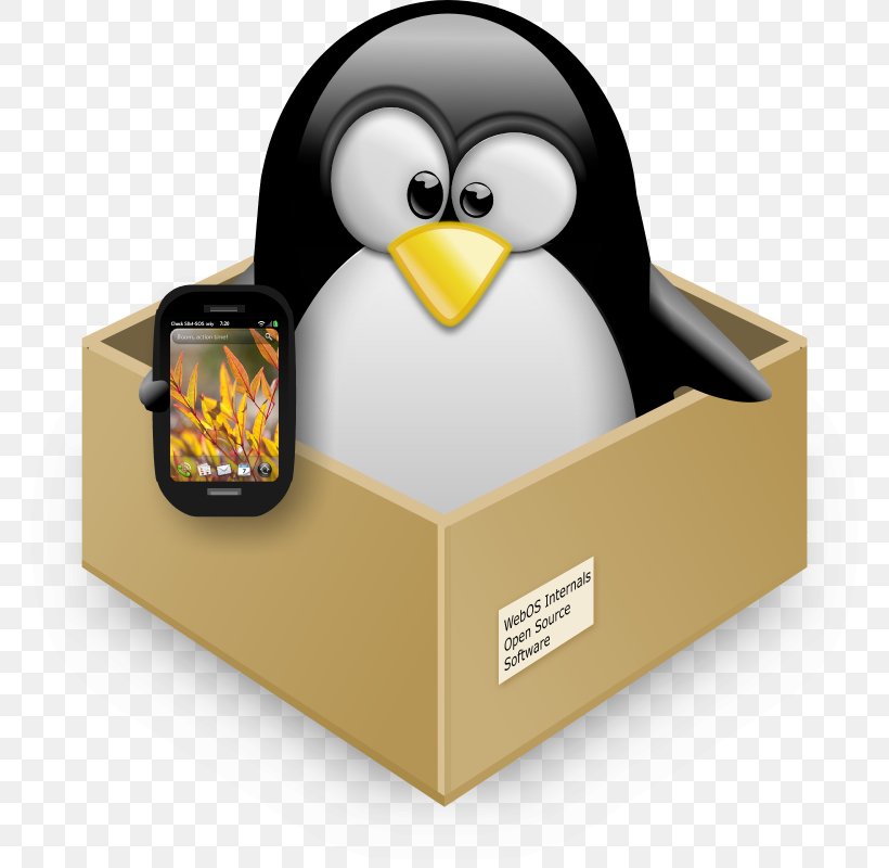 Penguin Palm Pre WebOS LuneOS Ipkg, PNG, 800x800px, Penguin, Bird, Box, Changelog, Flightless Bird Download Free