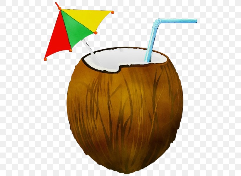 Coconut Tree Drawing, PNG, 534x600px, Watercolor, Batida, Cocktail, Coconut, Coconut Water Download Free