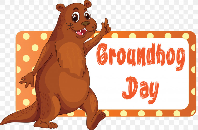 Groundhog Groundhog Day Happy Groundhog Day, PNG, 2999x1980px, Groundhog, Animal Figure, Bear, Beaver, Brown Download Free