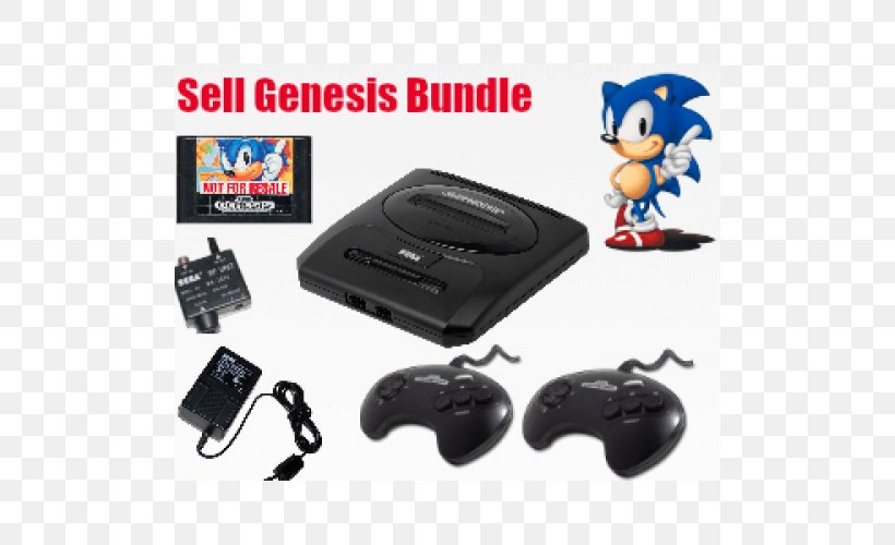 Sonic The Hedgehog Video Game Consoles Mega Drive PlayStation 3, PNG, 500x500px, Sonic The Hedgehog, All Xbox Accessory, Electronic Device, Electronics, Electronics Accessory Download Free