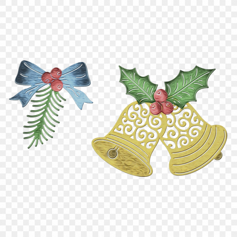 Christmas Ornament, PNG, 1000x1000px, Watercolor, Butterflies, Christmas Day, Christmas Ornament, Christmas Ornament M Download Free