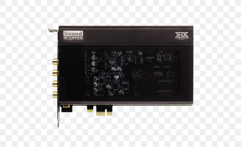 Creative Sound Blaster X-Fi Titanium Sound Cards & Audio Adapters Creative Labs E-mu 20K, PNG, 500x500px, Sound Blaster Xfi, Audio Receiver, Computer Component, Conventional Pci, Creative Download Free