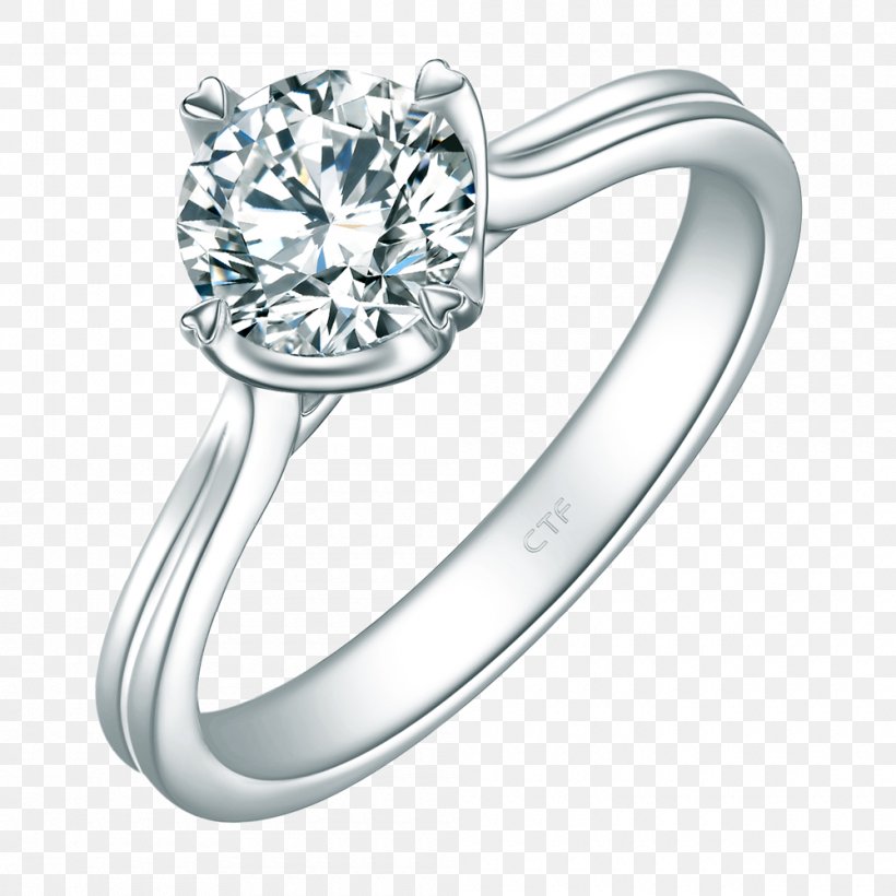 Diamond Chow Tai Fook Wedding Ring Jewellery, PNG, 1000x1000px, Diamond, Body Jewellery, Body Jewelry, Chow Tai Fook, Definition Download Free