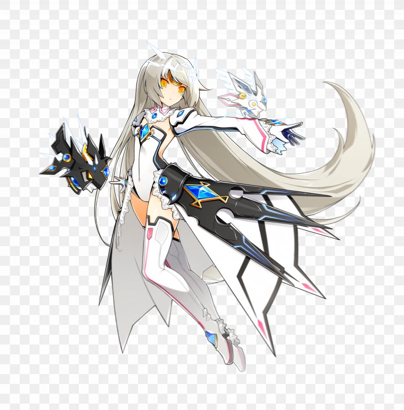 Elsword Seraph Elesis EVE Online Skill, PNG, 3835x3900px, Watercolor, Cartoon, Flower, Frame, Heart Download Free