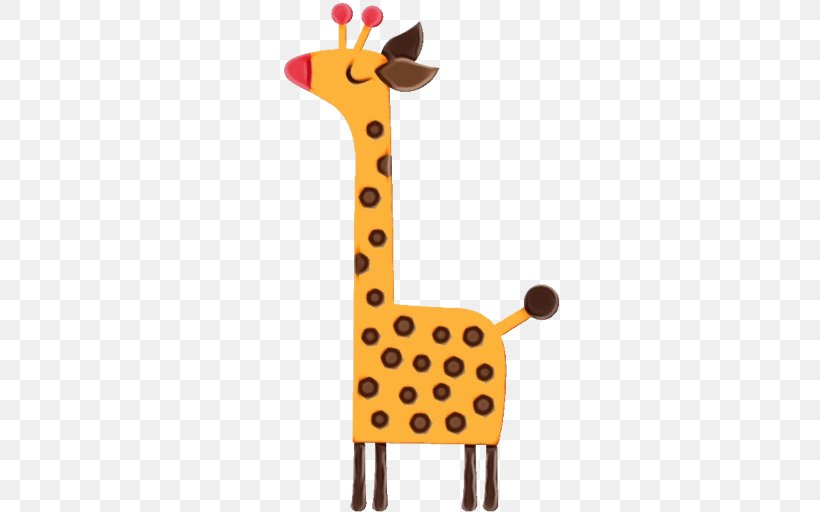 Giraffe Giraffidae Animal Figure Toy Terrestrial Animal, PNG, 600x512px, Watercolor, Animal Figure, Fawn, Giraffe, Giraffidae Download Free
