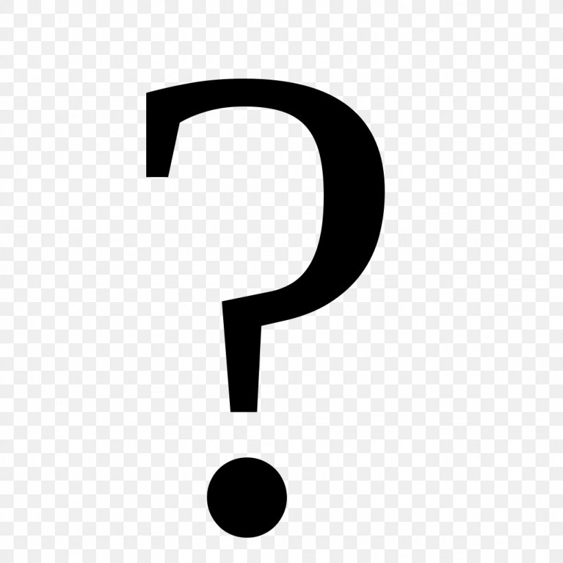 Question Mark Information Wikipedia, PNG, 1024x1024px, Question Mark, Black And White, Brand, Full Stop, Information Download Free