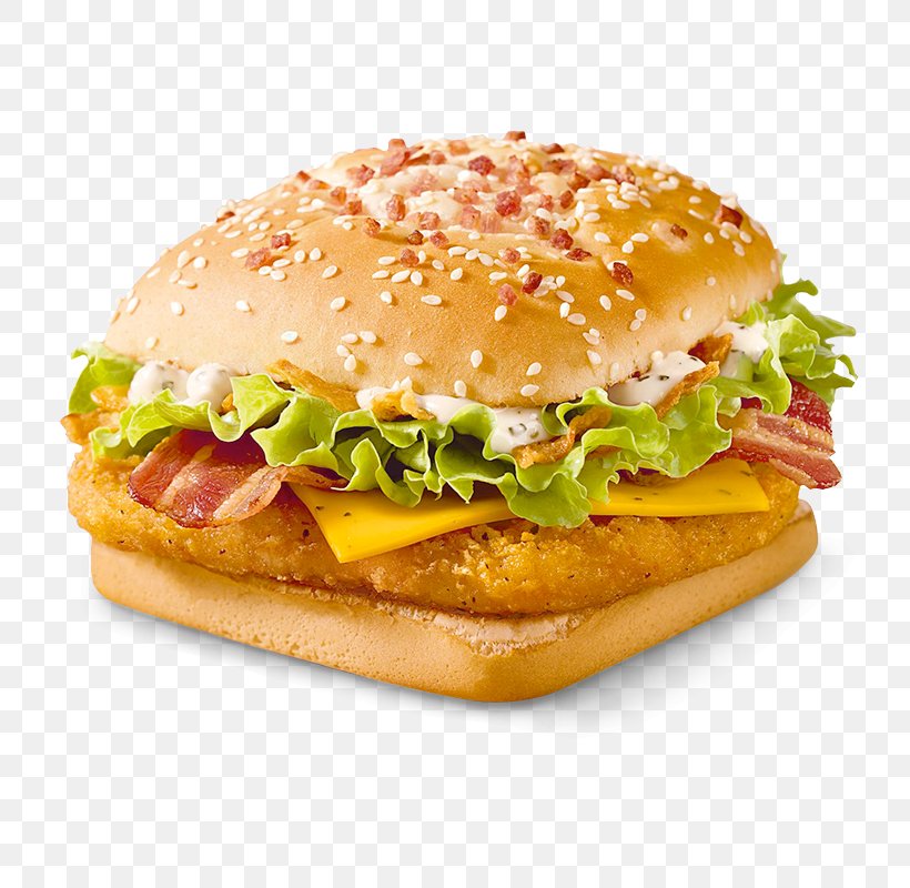Bacon Chicken Big N' Tasty Hamburger Fast Food, PNG, 800x800px, Bacon, American Food, Barbecue, Blt, Breakfast Sandwich Download Free