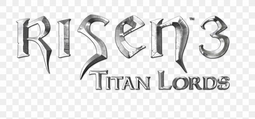 Risen 3: Titan Lords Risen 2: Dark Waters PlayStation 3 PlayStation 4, PNG, 7016x3302px, Risen 3 Titan Lords, Action Roleplaying Game, Black And White, Brand, Computer Software Download Free