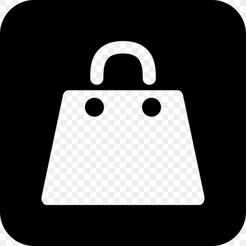 Bag Shopping App, PNG, 980x980px, Bag, Android, Area, Black, Black And White Download Free