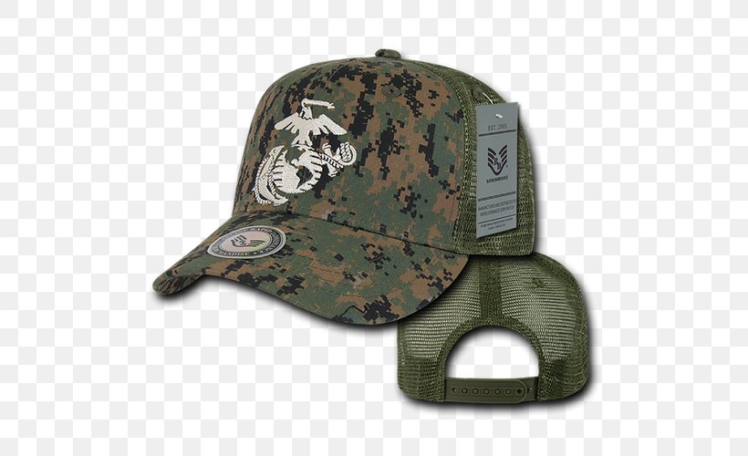 Baseball Cap T-shirt United States Marine Corps Military, PNG, 500x500px, Baseball Cap, Army, Cap, Hat, Headgear Download Free