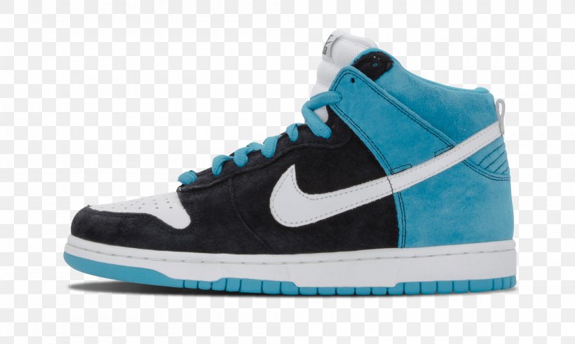 Nike Dunk Shoe Sneakers Nike Skateboarding, PNG, 2000x1200px, Nike, Aqua, Athletic Shoe, Azure, Basketball Shoe Download Free