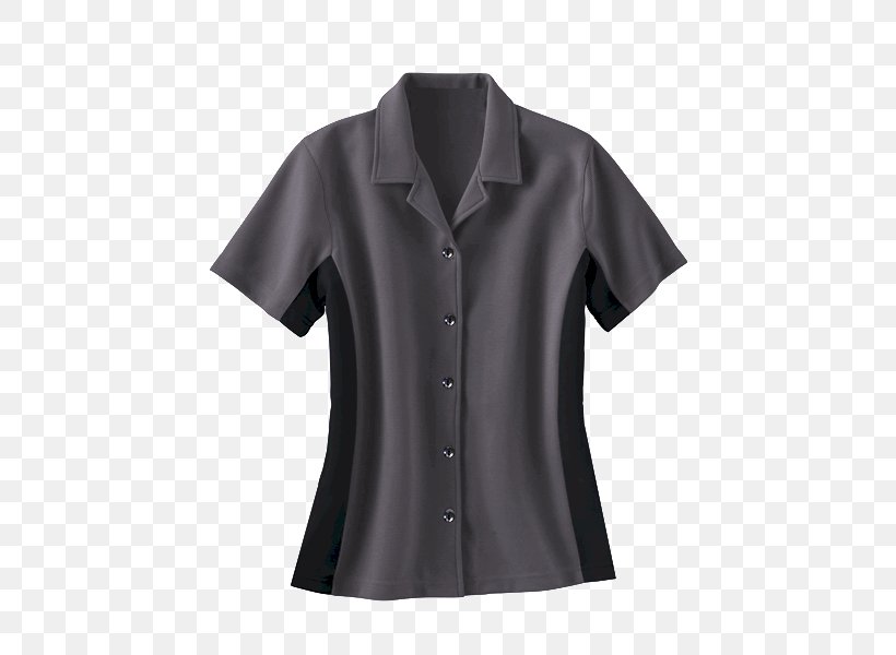 T-shirt Clothing Sleeve Camp Shirt, PNG, 450x600px, Tshirt, Black, Blouse, Bowling Shirt, Button Download Free