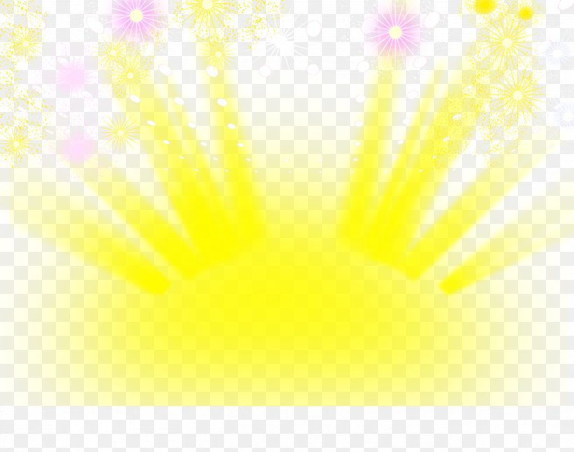 Yellow Sun, PNG, 2598x2047px, Symmetry, Computer, Pattern, Point, Yellow Download Free