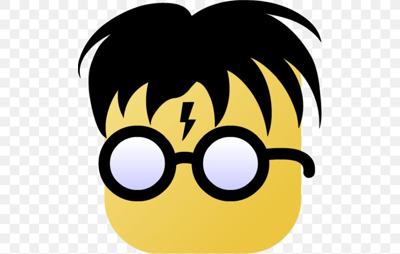 Harry Potter And The Philosopher's Stone Harry Potter And The Deathly Hallows Harry Potter And The Prisoner Of Azkaban Fantastic Beasts And Where To Find Them, PNG, 500x522px, Harry Potter, Book, Emoticon, Eyewear, Face Download Free