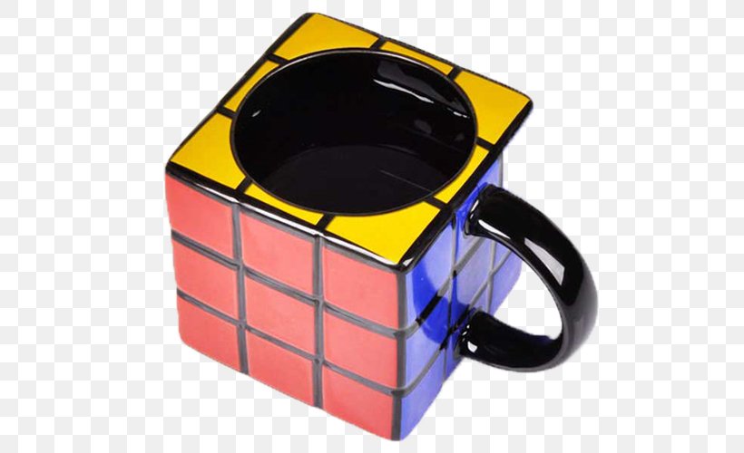 Mug Rubik's Cube Ceramic Coffee, PNG, 500x500px, Mug, Ceramic, Coffee, Cube, Dishwasher Download Free