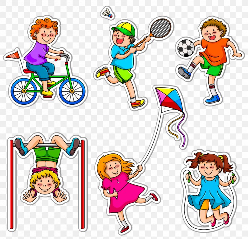 exercises for kids clipart book