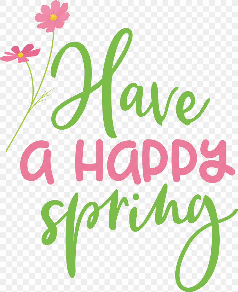 Spring Have A Happy Spring, PNG, 2446x3000px, Spring, Cut Flowers, Floral Design, Flower, Happiness Download Free
